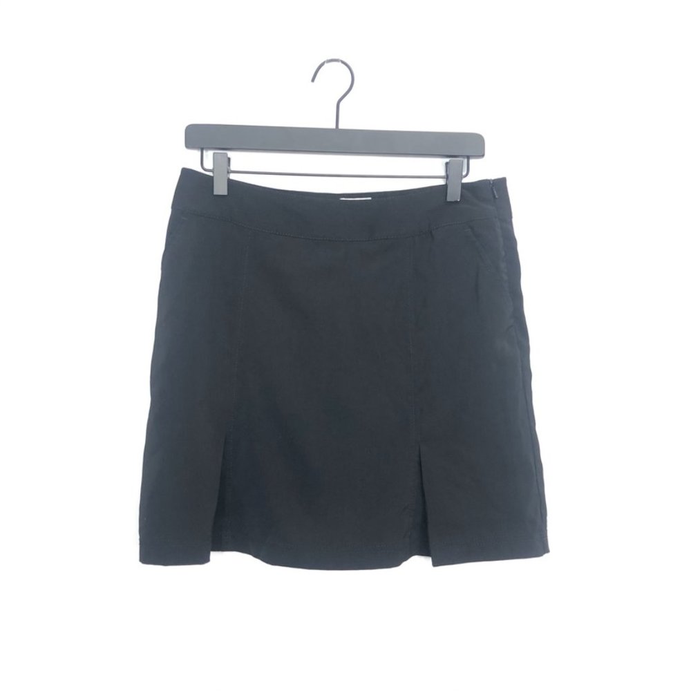 AUR Authentic Active Golf Mini Pleated Skirt Skort, Black, Women's 6, Activewear